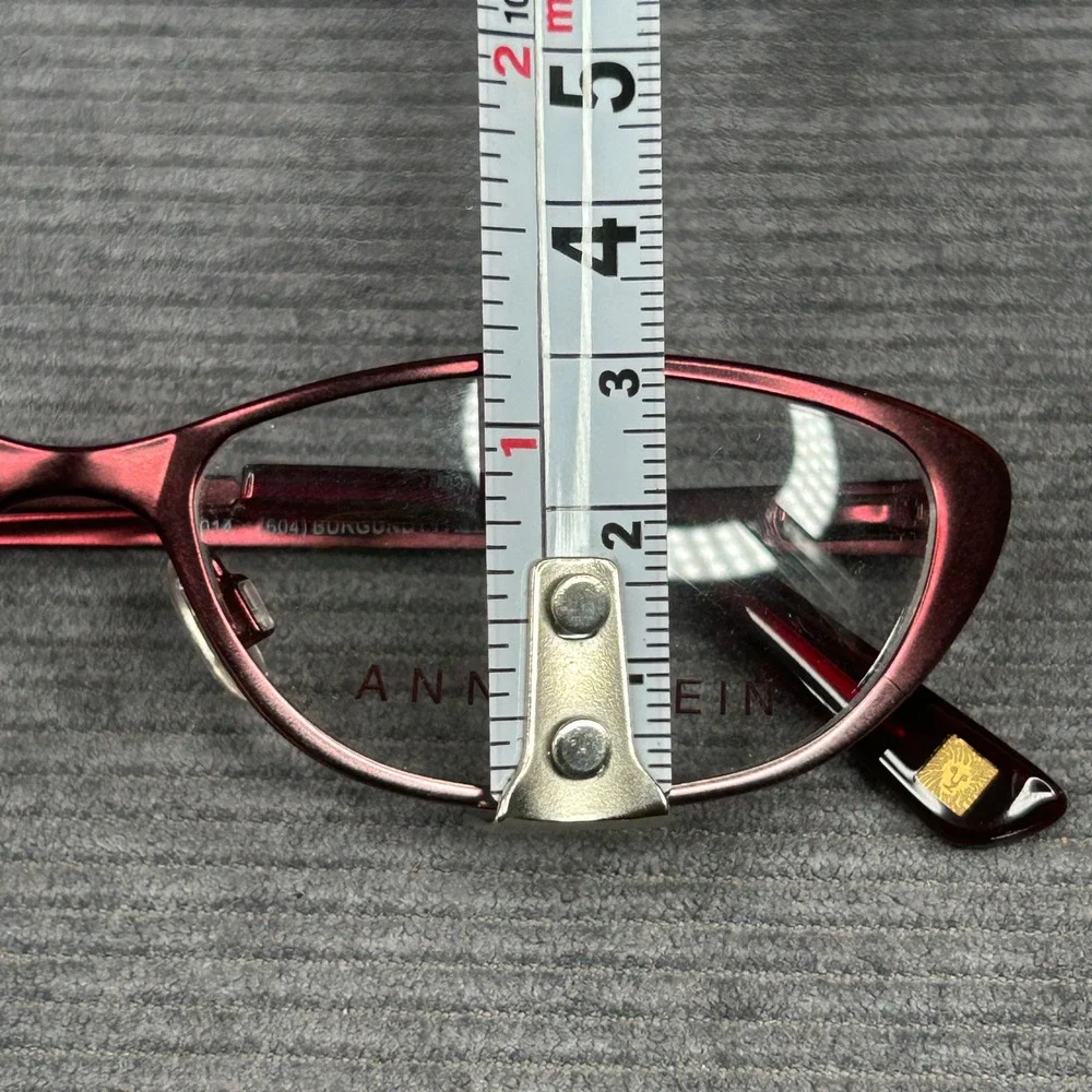 Anne Klein AK5014 Burgundy Fade Cat Eye Optical Y2k Eyeglass Frames 135 604